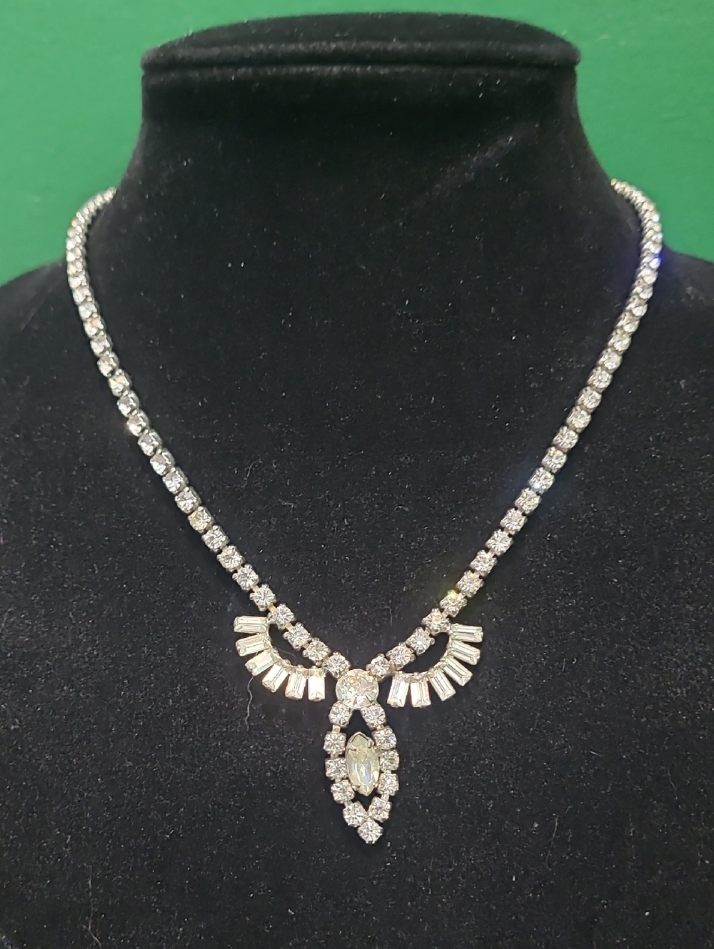 Sherman Vintage Rhinestone Necklace